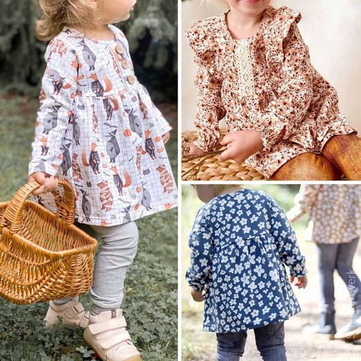 Add-on - Mellow Dress Langarm - Schnittmuster eBook