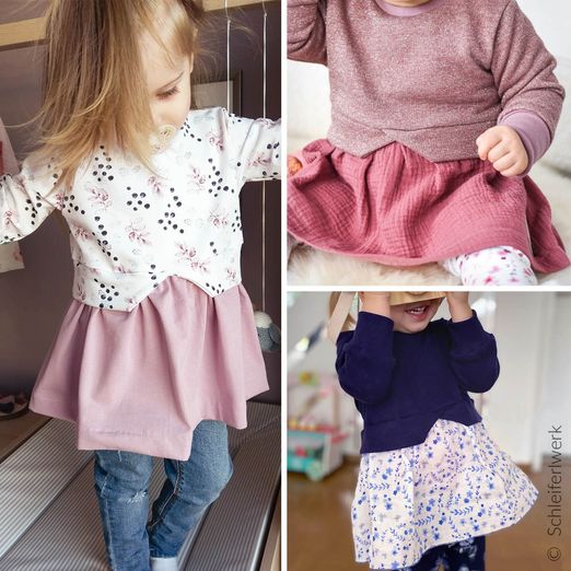 Add-on Paket - Girly Sweater 62-104 - Schnittmuster eBook