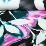 Jersey de viscose - Fleurs Fuchsia