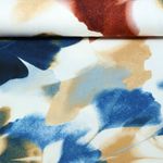 Viskosejersey - Ginkgoblätter Blau Viskosejersey - Ginkgoblätter Blau