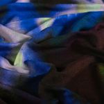 Jersey de viscose - Abstrait Bleu Jersey de viscose - Abstrait Bleu