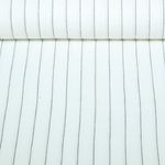 Viskoseleinen - Streifen Ecru