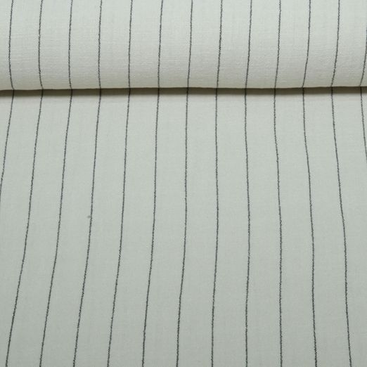 Viskoseleinen - Streifen Beige