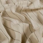 Lin viscose - rayures Beige Lin viscose - rayures Beige