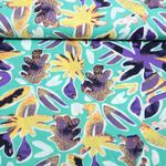 Viskose - Crepe Abstrakte Blätter Mint