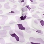 Jersey - Motif léopard multicolore Blanc Jersey - Motif léopard multicolore Blanc