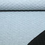 Viskose Waffelsweat - Hellgrau Melange