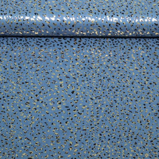 Blusenjeans - Leo Foliendruck Hellblau