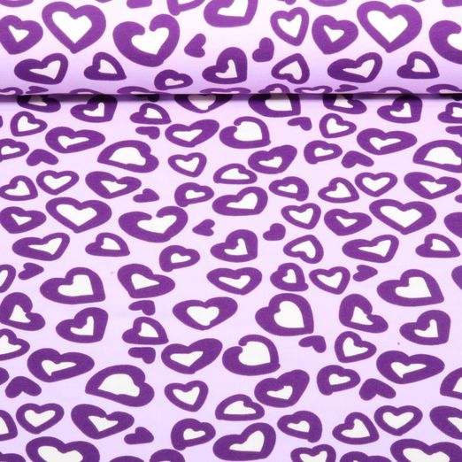 Jersey - Herzen Flieder