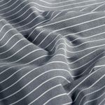 Tissu pantalon - rayures Bengaline Gris