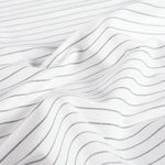 Tissu pantalon - rayures Bengaline Blanc