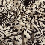 Jersey de viscose - Abstrait Noir Jersey de viscose - Abstrait Noir