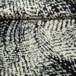 Jersey de viscose - Abstrait Noir