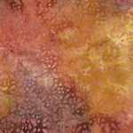 Viscosa - Batik fatto a mano astratto arancione Viscosa - Batik fatto a mano astratto arancione