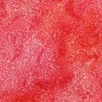 Viscose - Batik fait main Fleurs Rouge