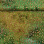 Viskose - Batik Handgefertigt Abstrakt Grün