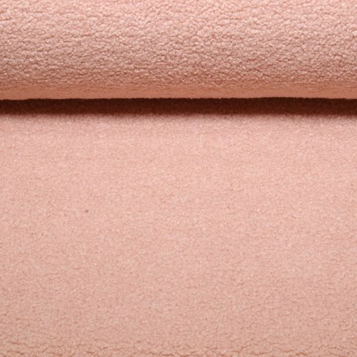 Mantelstoff Paddington - Boucle Rosa