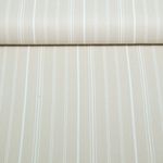 Lin en viscose - mélange de rayures Beige Blanc