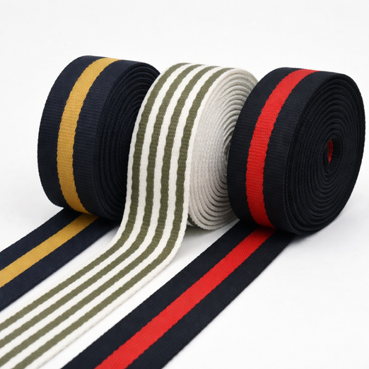 Gurtband gestreift 40mm - Meterware