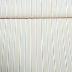 Tissu robes et blouses - Crêpe rayures Beige