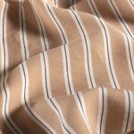 Tissu robes et blouses - Crêpe rayures Sable Tissu robes et blouses - Crêpe rayures Sable