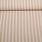 Kleider und Blusenstoff - Crepe Streifen Sand