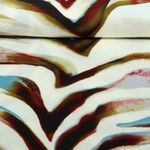 Viskosejersey - Digitaldruck Zebra Ecru