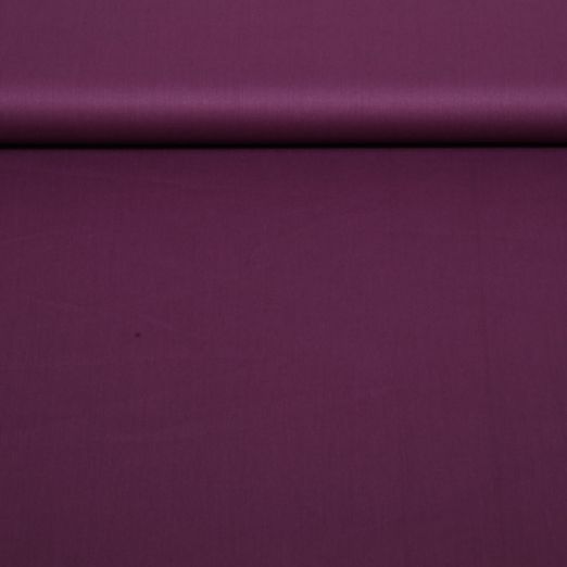 Coton-viscose Annabell - Uni aubergine