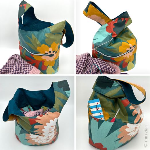 Projektbeutel - satter WollSchlingeL - Schnittmuster eBook