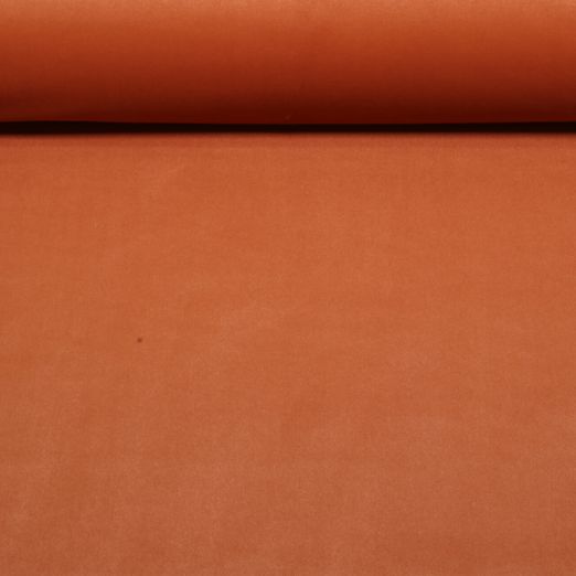 Microfaser Samt Vivaldi - Uni Kupfer