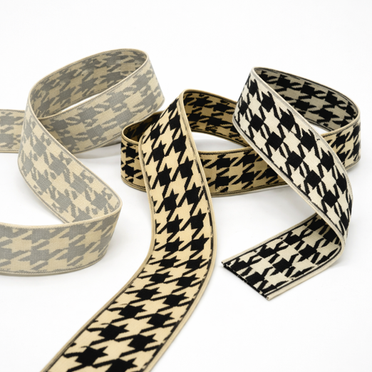 Gummiband Hahnentritt 40mm - Meterware