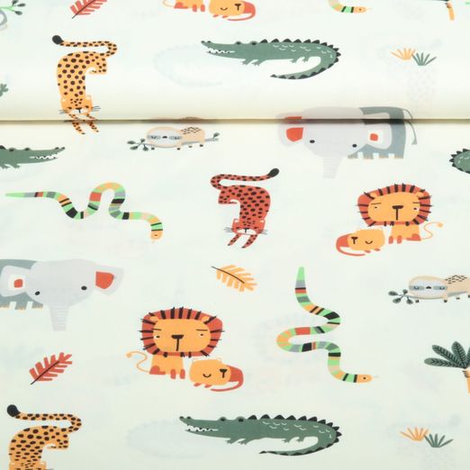 Popeline de coton - Safaritière Ecru
