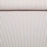 Seersucker - rayures Marron clair