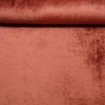 Velours stretch Supersoft - brique unie Velours stretch Supersoft - brique unie