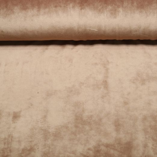 Jersey velours Supersoft - Uni Camel Jersey velours Supersoft - Uni Camel