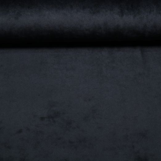 Jersey velours Supersoft - Uni Noir