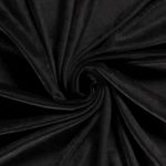 Jersey velours Supersoft - Uni Noir Jersey velours Supersoft - Uni Noir
