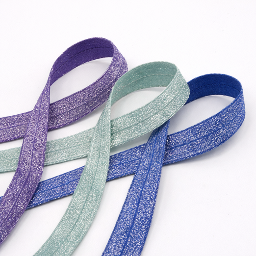 Lurex Schrägband 20mm - Meterware