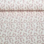 Rippjersey - Leopard Ecru Beige