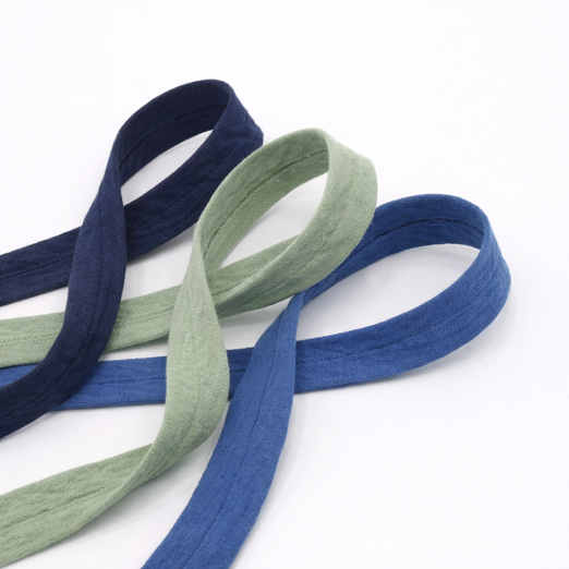 Musselin Schrägband 20mm - Meterware