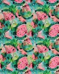 Jersey numérique - Pastèque Vert Rose vif Jersey numérique - Pastèque Vert Rose vif