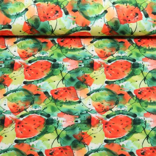 Jersey numérique - Pastèque Vert Orange