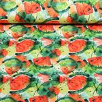 Jersey Digital - Wassermelonen Grün Orange