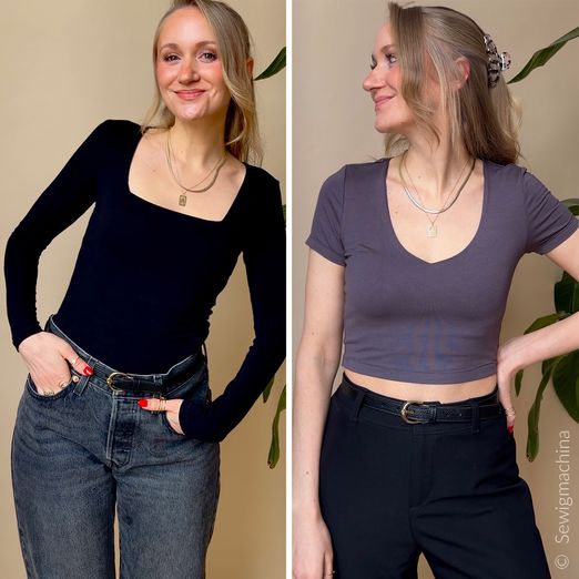 mix and match Basicshirt - MAX - Schnittmuster eBook