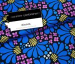 Collezione Albstoffe Performance - Blu Zinnia Nero