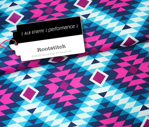 Albstoffe Performance Kollektion - Rootstitch Türkis
