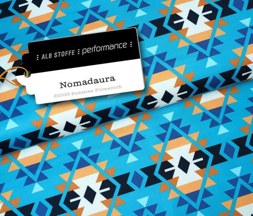 Albstoffe Performance Kollektion - Nomadaura Türkis Albstoffe Performance Kollektion - Nomadaura Türkis