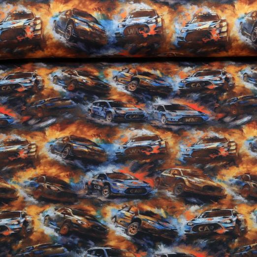 Jersey - Digital Gemalte Autos Orange