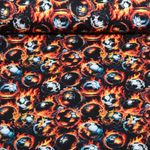 Jersey - Digital Flammender Fußball Schwarz