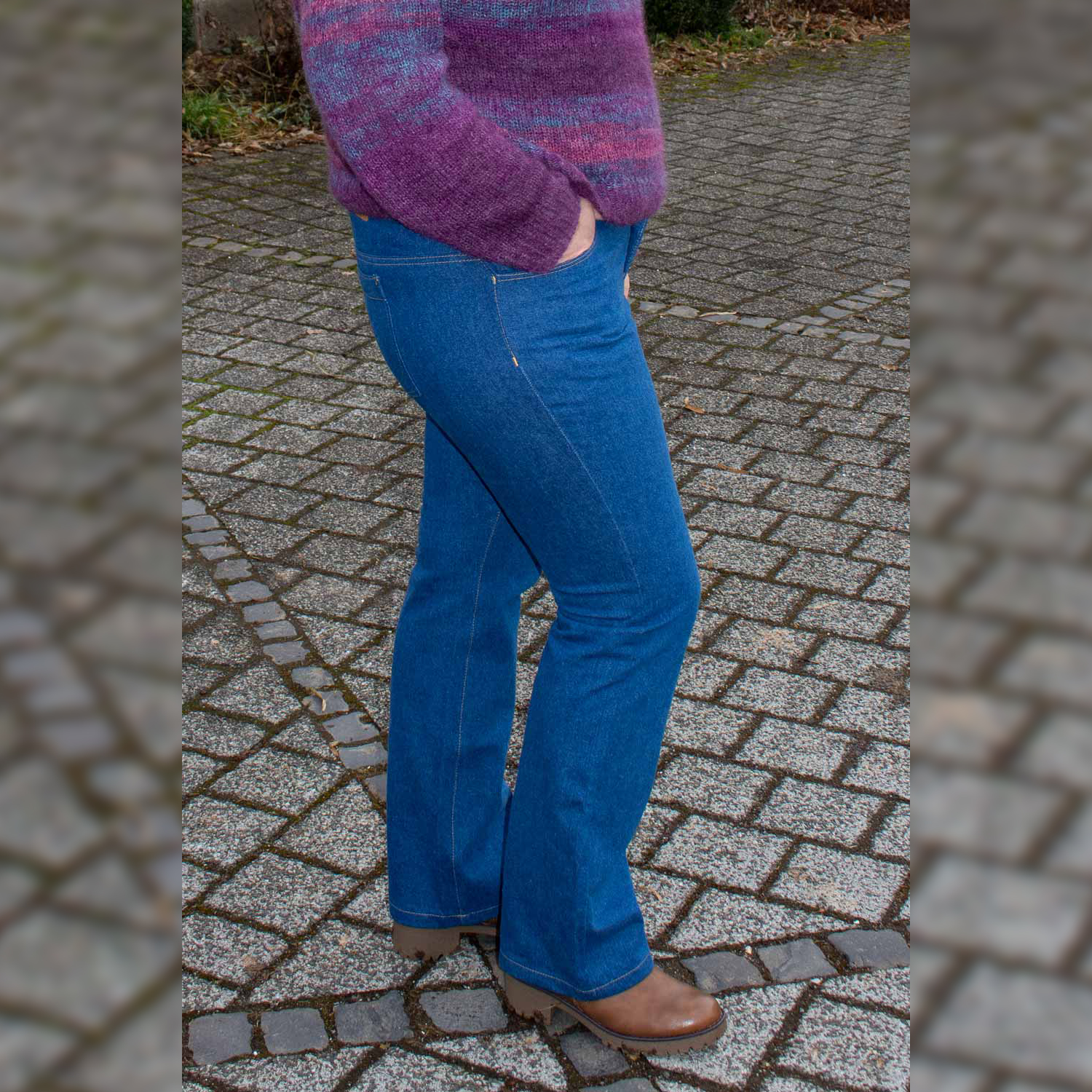 Jeans - Der blaue Pfad Mid Waist Damen Langgrößen- Schnittmuster eBook-9 Jeans - Der blaue Pfad Mid Waist Damen Langgrößen- Schnittmuster eBook-9